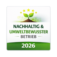 Nachhaltig & umweltbewusster Betrieb 2026 – Zertifikat