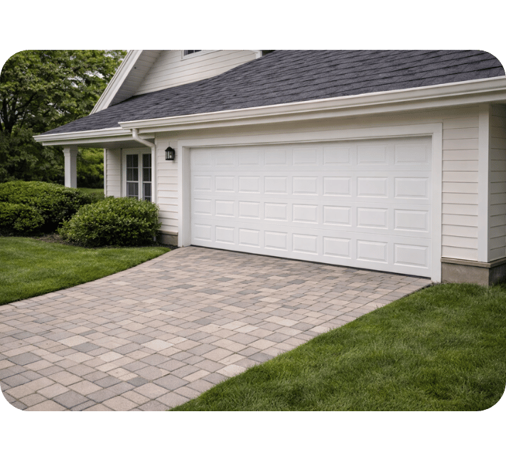 Haus und Garten nach Fertigstellung der Pflegearbeiten in Salzgitter